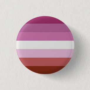 Den gammala lesbiska prideflagga klämmer knapp
