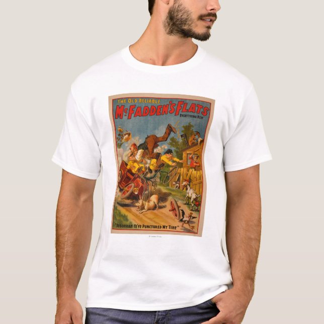 Den gammala pålitliga McFadden'sens lägenheter T-shirt (Framsida)