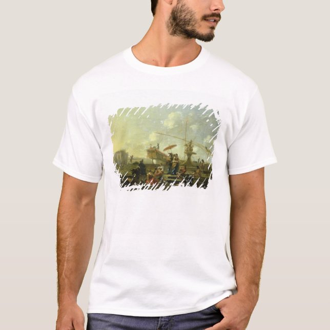 Den gammala porten av Genoa T Shirt (Framsida)