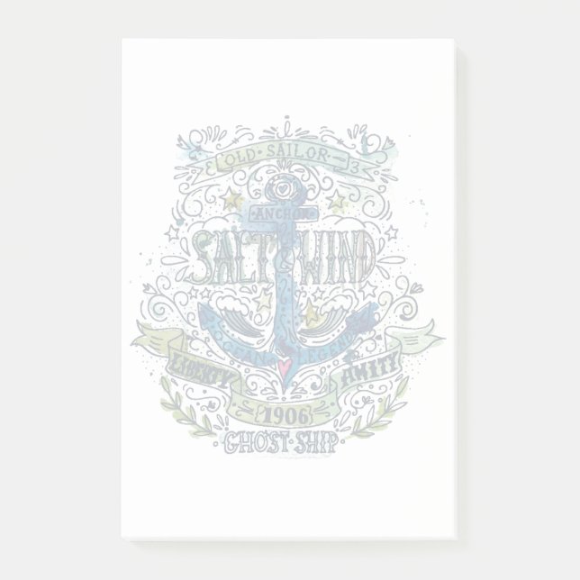 Den gammala sjömannen ankrar affischen post-it block (Framsida)