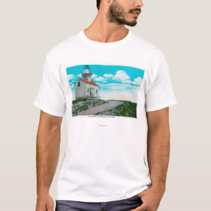 Den gammala spanska fyren på pekar Loma Tee Shirt