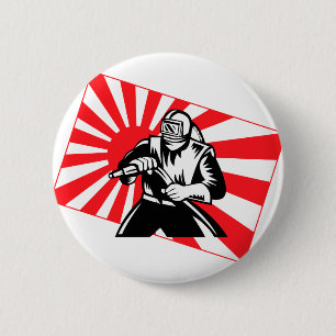 Den gammala Tokyo sandblasteren Knapp