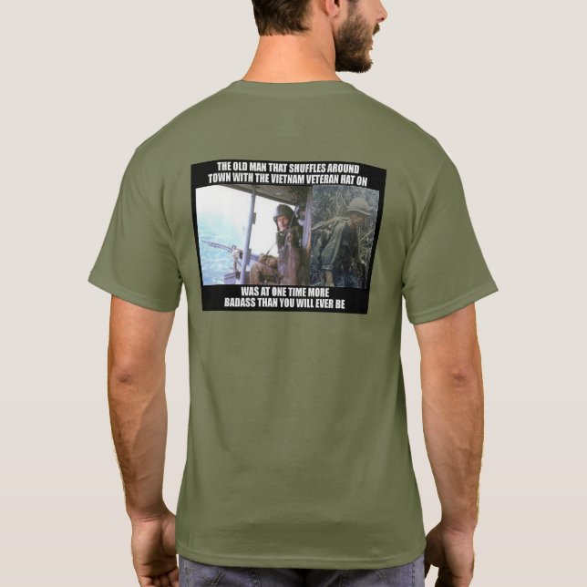 DEN GAMMALA VIETNAM VET T SHIRT (Baksida)
