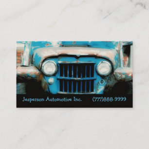 Den gammala vintageautomatiskn beklär visitkort