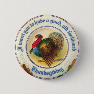 Den gammalmodiga thanksgivingrundan knäppas knapp