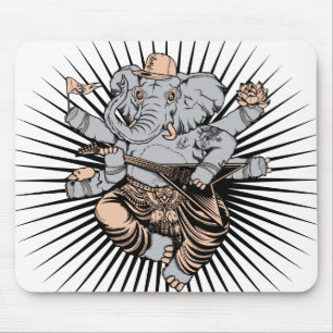 Den Ganesh musen vadderar Musmatta