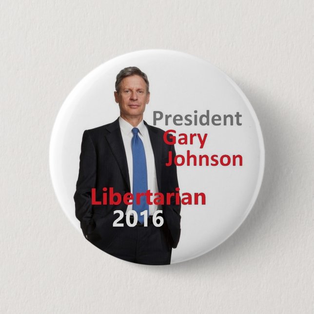 Den Gary JOHNSON presidenten 2016 knäppas Knapp (Framsida)