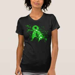 Den Gastroparesis blommigten virvlar runt bandet T-shirt