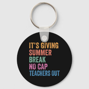 Den Ge sommarpajakingen utan Cap Funny Teacher Nyckelring