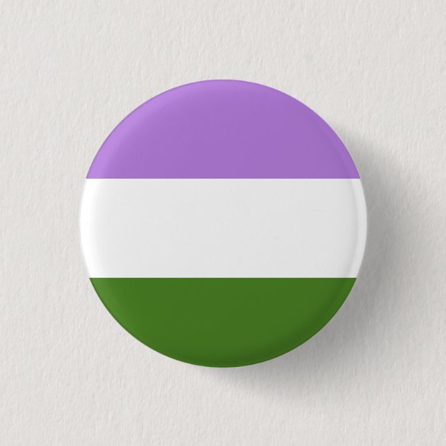 Den Genderqueer prideflagga knäppas Knapp (Framsida)