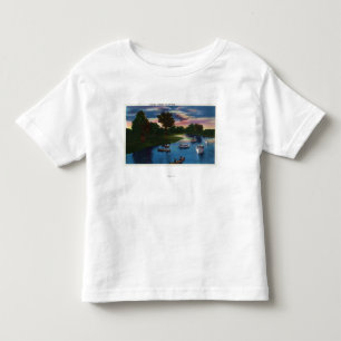 Den Genesee dalen parkerar roddplats T-shirt
