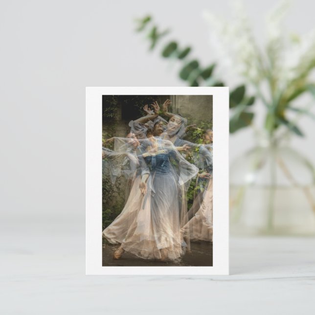 Den genle Rörelse of Dance (Multi No 3) Vykort (Stående Fram)