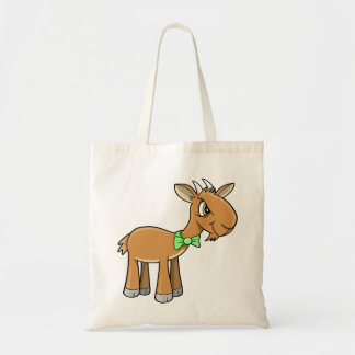 Den genomsnittliga gammala geten hänger lös tygkasse