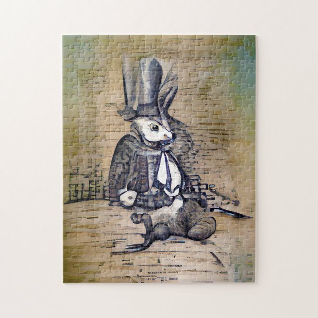 Den gentleman Rabbit  Pussel (Vertikal)