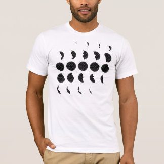 Den geodetiska månen arrangerar gradvis tee shirt