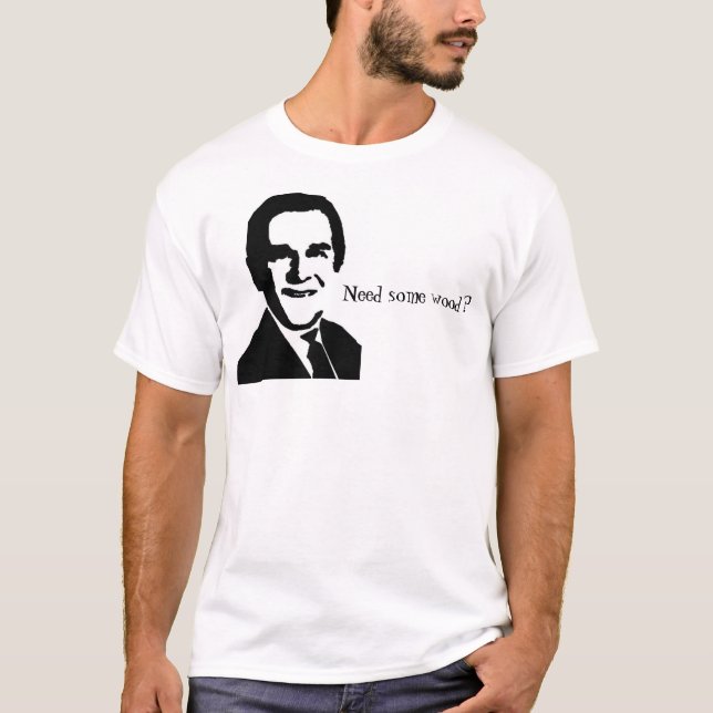Den George Bush bilden och citationstecknet, Tee Shirt (Framsida)