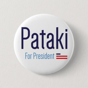 Den George Pataki 2016 kampanjen knäppas - 2,25" Knapp