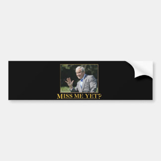 den george W busken - miss mig ännu? Bildekal