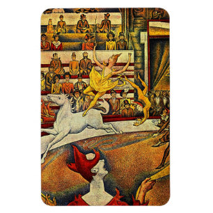 Den Georges Seurats cirkusen (1891) - clown & Magnet