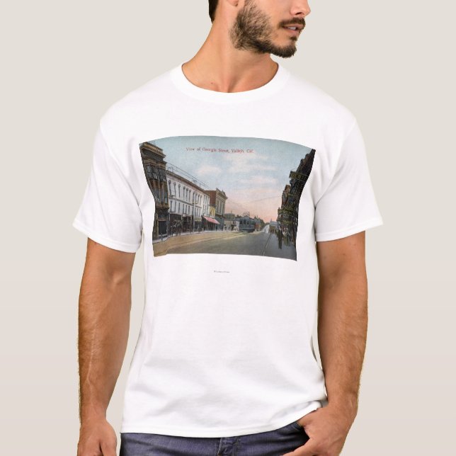 Den Georgia gatan beskådar med gatabilen T-shirt (Framsida)