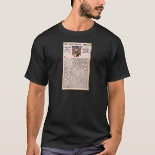 Den Gettysburg adressen vid Abraham Lincoln 1863 T-shirt