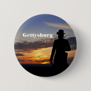 Den Gettysburg solnedgången knäppas Knapp