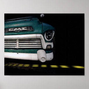 Den gigantiska lastbilen för GMC Poster
