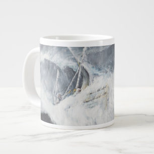 Den gigantiska vågen jumbo mugg