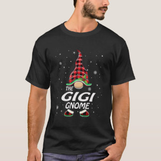 Den gigiGnome-matchande familjejulen Pajama T Shirt