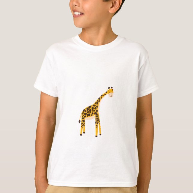 Den giraffe lustigaT-Shirt T Shirt (Framsida)