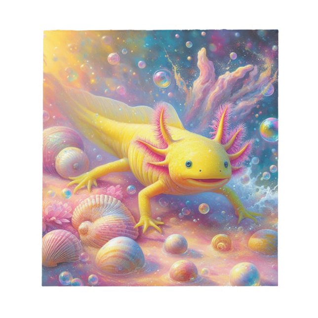 Den Glada Axolotln Anteckningsblock (Framsida)