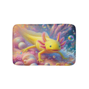Den Glada Axolotln Badrumsmatta
