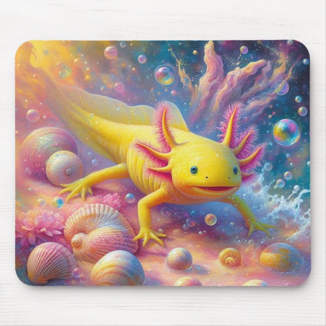 Den Glada Axolotln Musmatta (Framsidan)