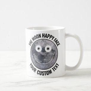 Den glada månens personliga skål kaffemugg