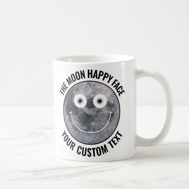 Den glada månens personliga skål kaffemugg (Höger)