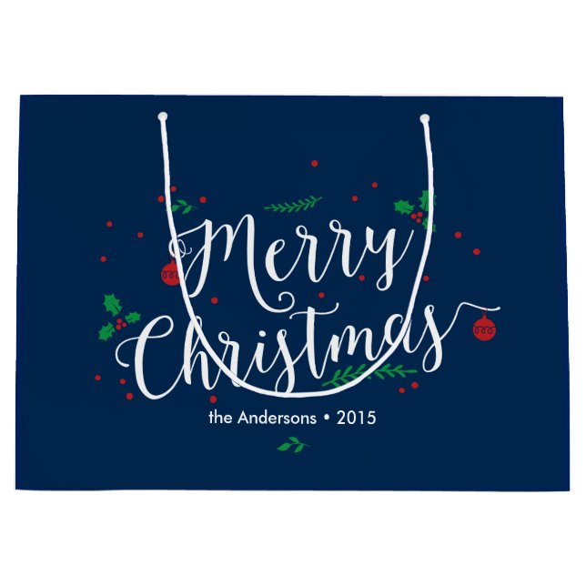 Den glada Mistletoehelgdaggåvan hänger lös (Framsidan)