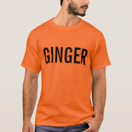 Den glada orange yaen är du en ingefära? t shirt