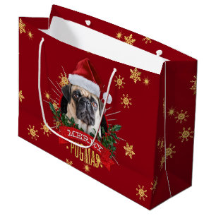 Den glada Pugmas gåvan hänger lös