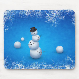 Den glada snögubben musmatta