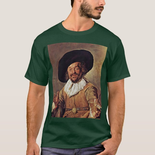 Den glada suparen. Vid Frans Hals Tee Shirt (Framsida)