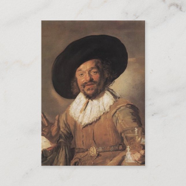 Den glada suparen visitkort (Framsida)