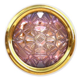 Den Glass sömnaden knäppas den keramiska knoppen Knopp