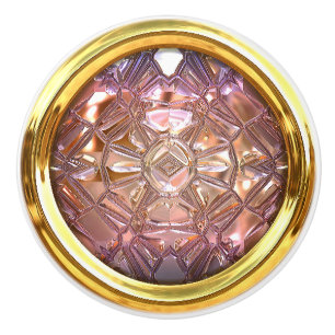 Den Glass sömnaden knäppas den keramiska knoppen Knopp