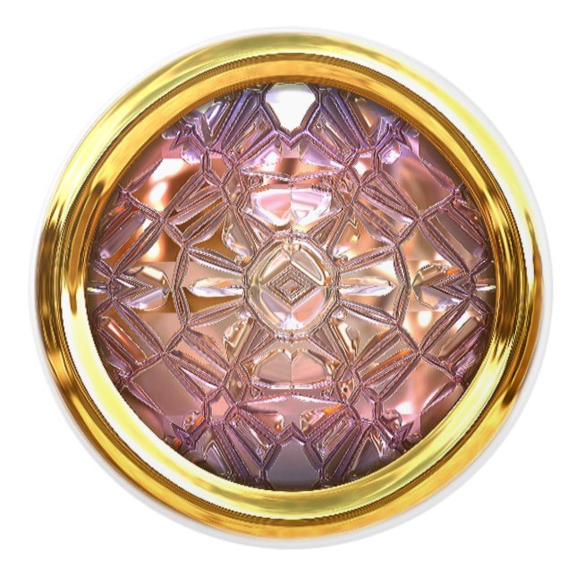 Den Glass sömnaden knäppas den keramiska knoppen Knopp (Framsidan)