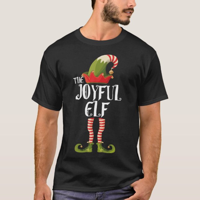den glatta ELF-familjen som matchar jul T Shirt (Framsida)