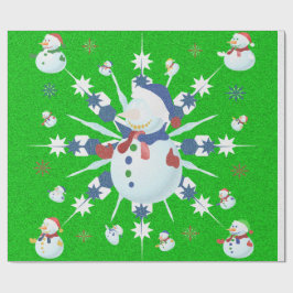 Den Glittriga Julsnömannen - Presentpapper
