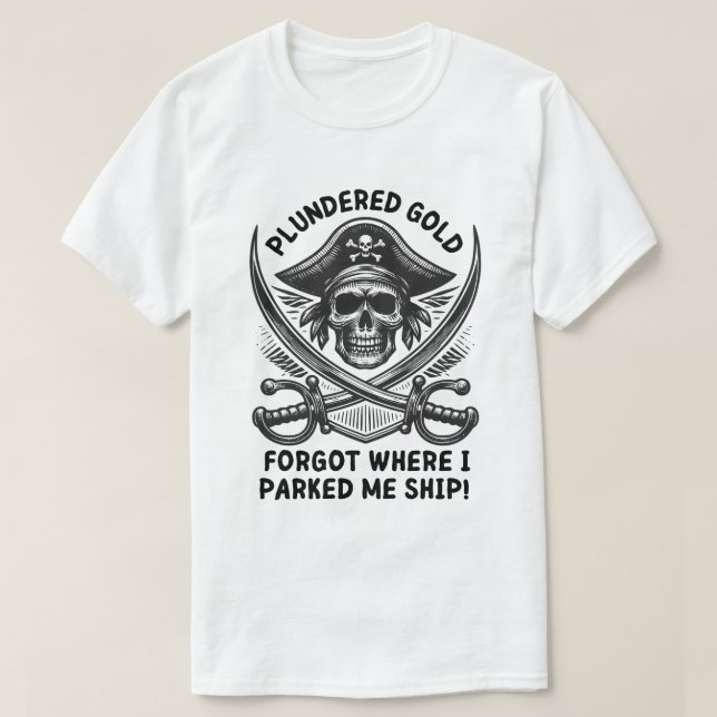 Den glömska Pirat T Shirt (Design framsida)