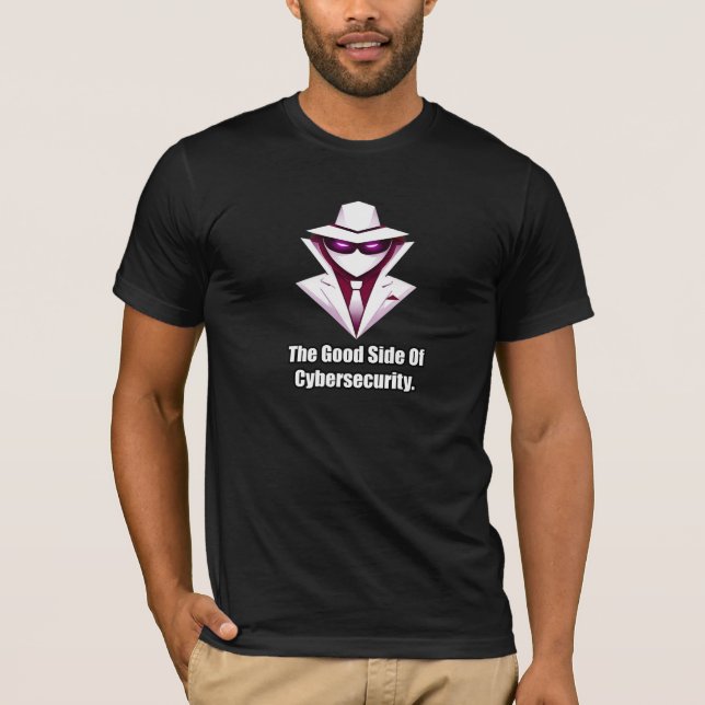 Den goda sidan av cybersäkerhetsförespråkare t shirt (Framsida)
