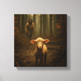 Den gode herden och det förlorade lammet – Jesus & Canvastryck