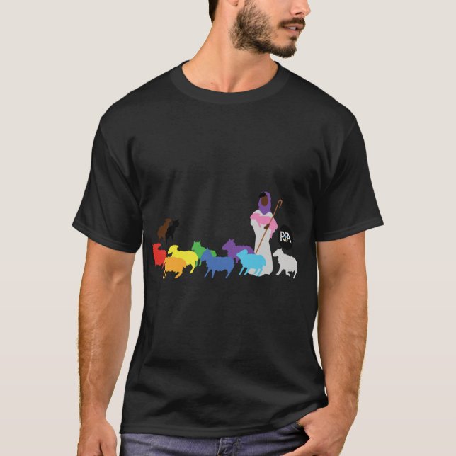 Den gode herden pojke t shirt (Framsida)